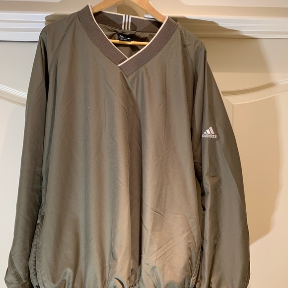 NEW-Adidas Pull Over Light Weight Windbreaker - Picture 6 of 9